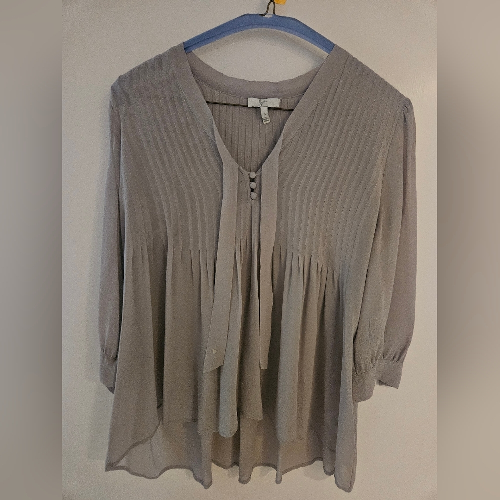 Joie light grey small blouse